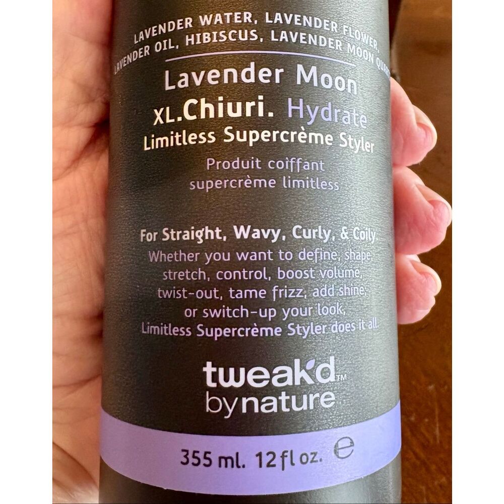 TWEAK'D BY NATURE NWT/LavenderMoon XL Chiuri Hydrate Limitless Supercrème Styler - Picture 7 of 12